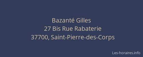 Bazanté Gilles