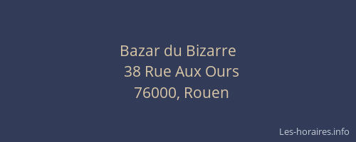 Bazar du Bizarre