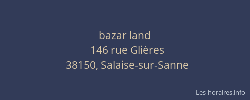 bazar land