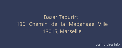 Bazar Taourirt