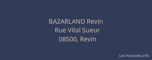 BAZARLAND Revin