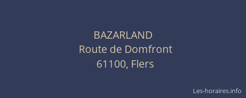 BAZARLAND