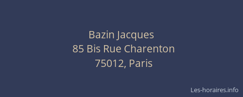 Bazin Jacques