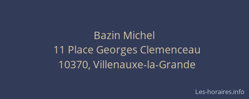 Bazin Michel