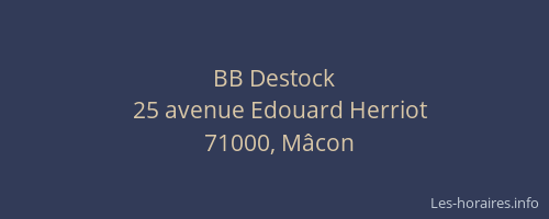 BB Destock