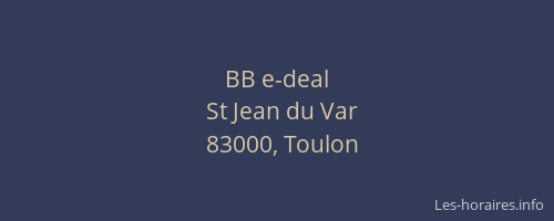 BB e-deal