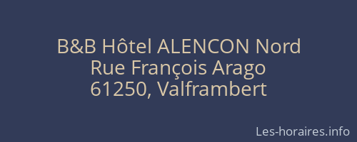 B&B Hôtel ALENCON Nord