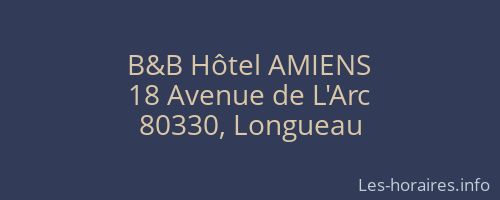 B&B Hôtel AMIENS