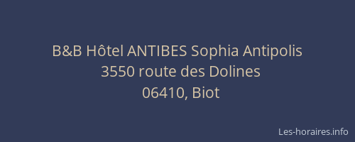 B&B Hôtel ANTIBES Sophia Antipolis