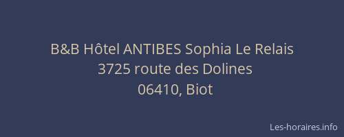 B&B Hôtel ANTIBES Sophia Le Relais