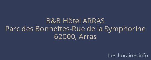 B&B Hôtel ARRAS