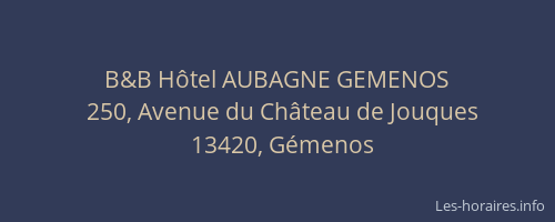 B&B Hôtel AUBAGNE GEMENOS