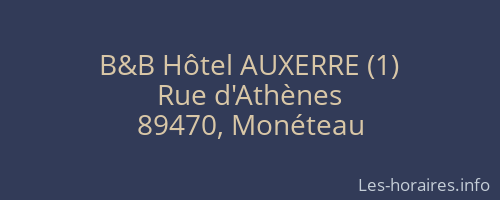 B&B Hôtel AUXERRE (1)