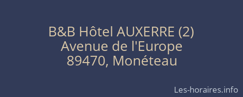 B&B Hôtel AUXERRE (2)