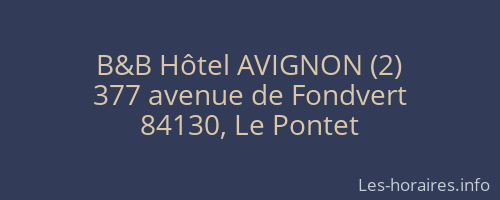 B&B Hôtel AVIGNON (2)