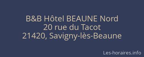 B&B Hôtel BEAUNE Nord