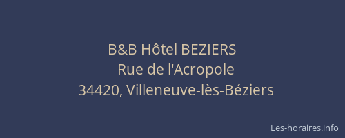 B&B Hôtel BEZIERS