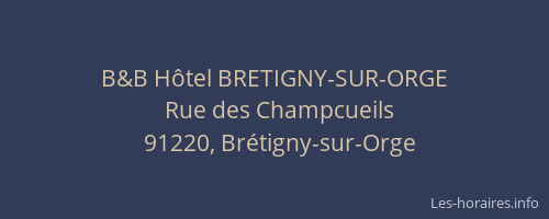 B&B Hôtel BRETIGNY-SUR-ORGE