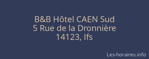 B&B Hôtel CAEN Sud