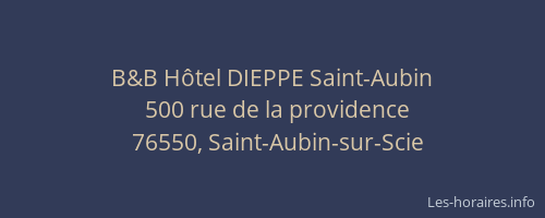 B&B Hôtel DIEPPE Saint-Aubin