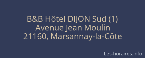 B&B Hôtel DIJON Sud (1)