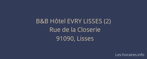 B&B Hôtel EVRY LISSES (2)