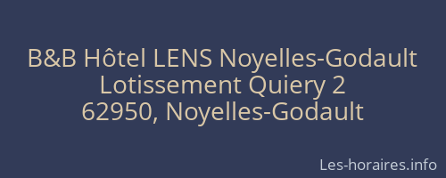 B&B Hôtel LENS Noyelles-Godault