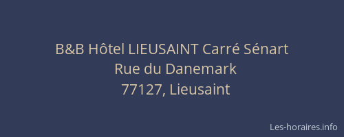 B&B Hôtel LIEUSAINT Carré Sénart