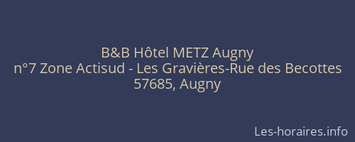 B&B Hôtel METZ Augny