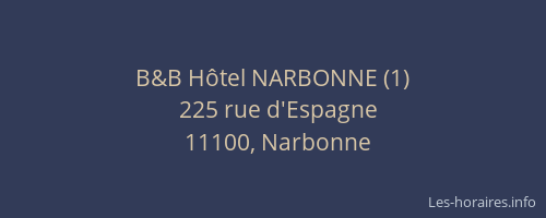 B&B Hôtel NARBONNE (1)