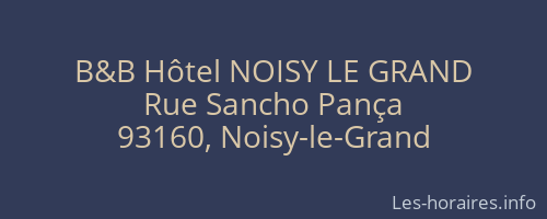 B&B Hôtel NOISY LE GRAND