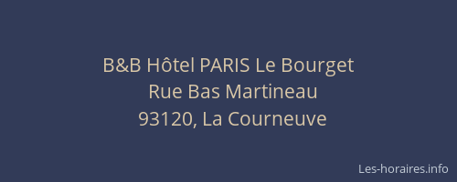B&B Hôtel PARIS Le Bourget