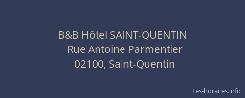 B&B Hôtel SAINT-QUENTIN