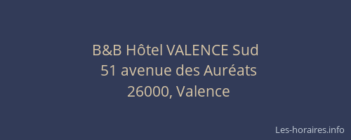 B&B Hôtel VALENCE Sud