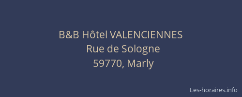 B&B Hôtel VALENCIENNES