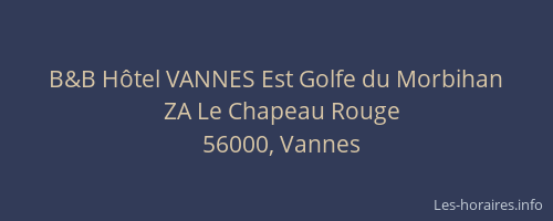 B&B Hôtel VANNES Est Golfe du Morbihan