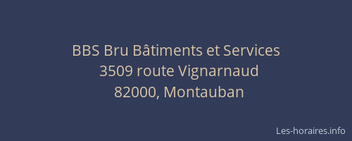 BBS Bru Bâtiments et Services