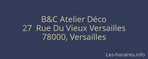 B&C Atelier Déco