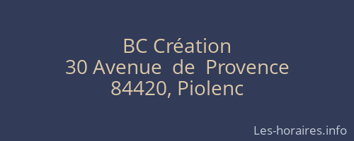 BC Création