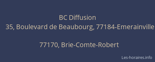 BC Diffusion
