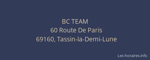 BC TEAM