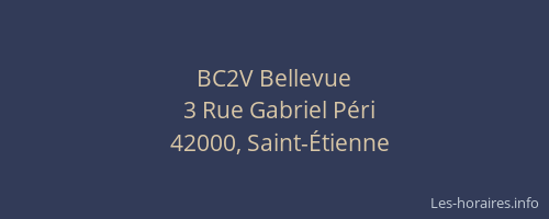 BC2V Bellevue