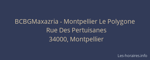 BCBGMaxazria - Montpellier Le Polygone