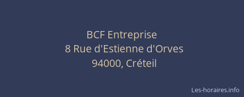 BCF Entreprise