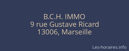 B.C.H. IMMO