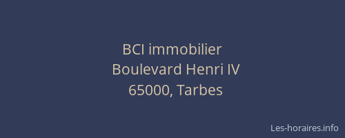 BCI immobilier