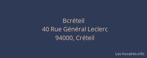 Bcr&eacute;teil