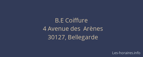 B.E Coiffure