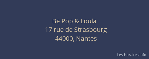 Be Pop & Loula