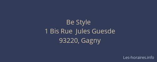 Be Style